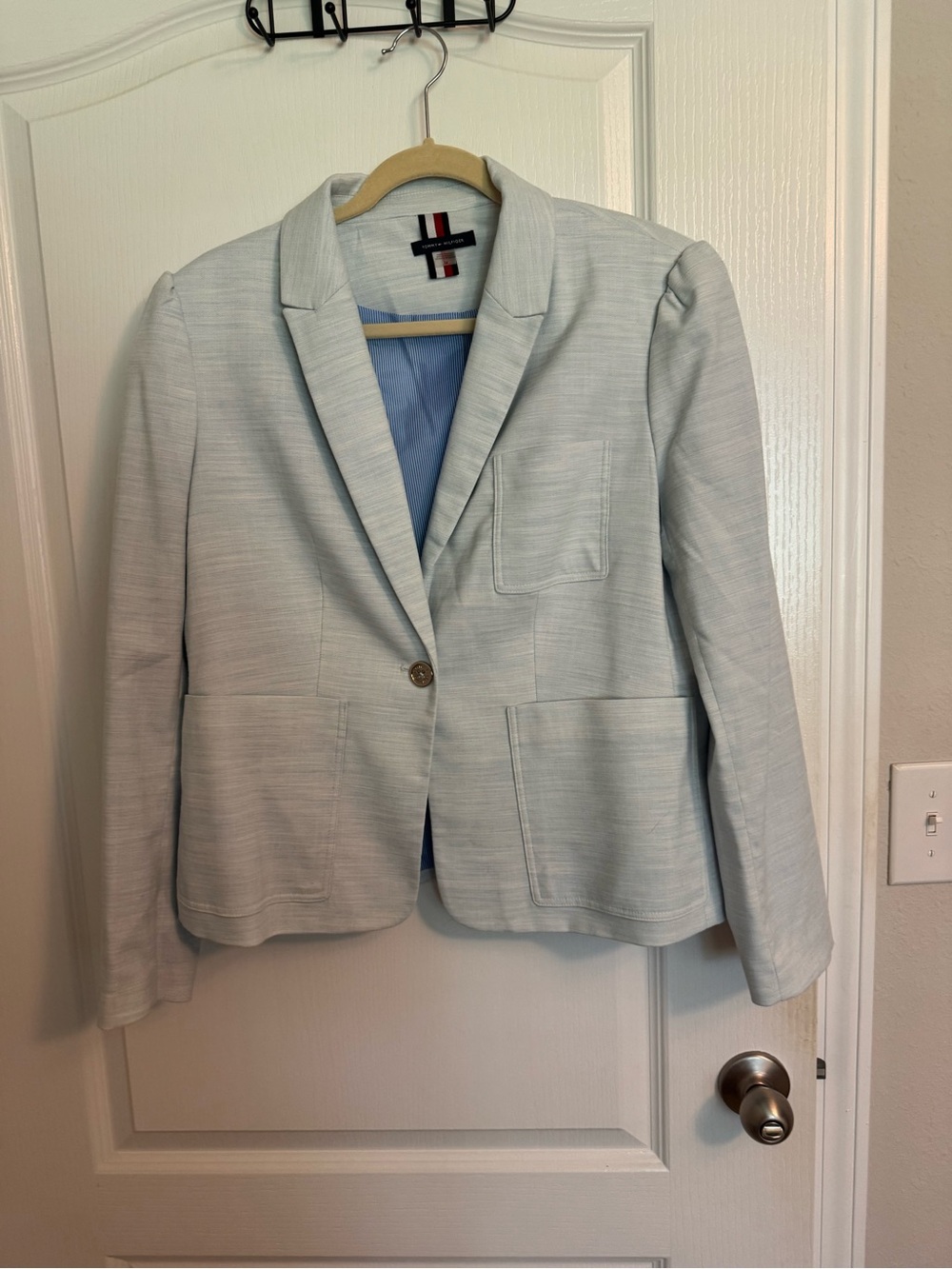 Tommy Hilfiger Pale Blue Women's Blazer